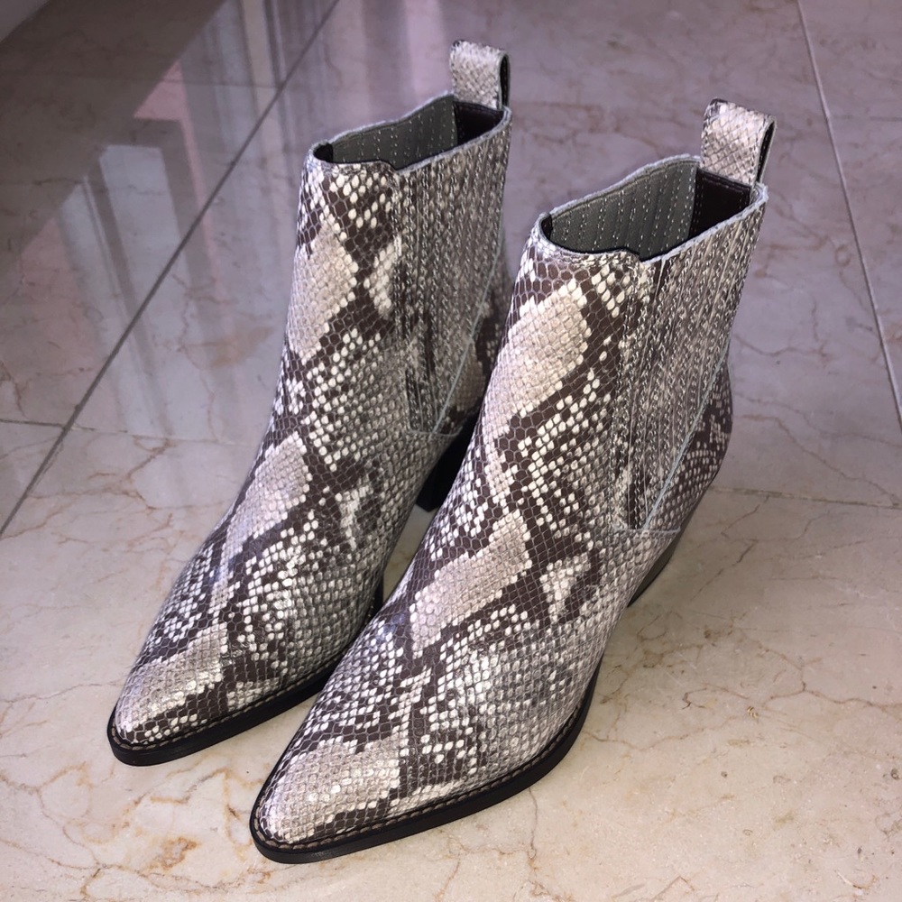 New Windor Smith Crocodile Print Boots